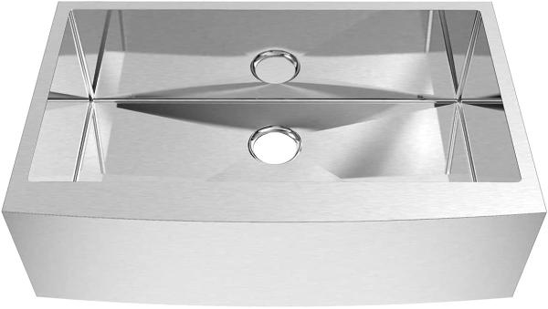 Buy cheap 33 Inch Farmhouse Apron Front Kitchen Sink Undermount Deep SS 16 Gauge from wholesalers