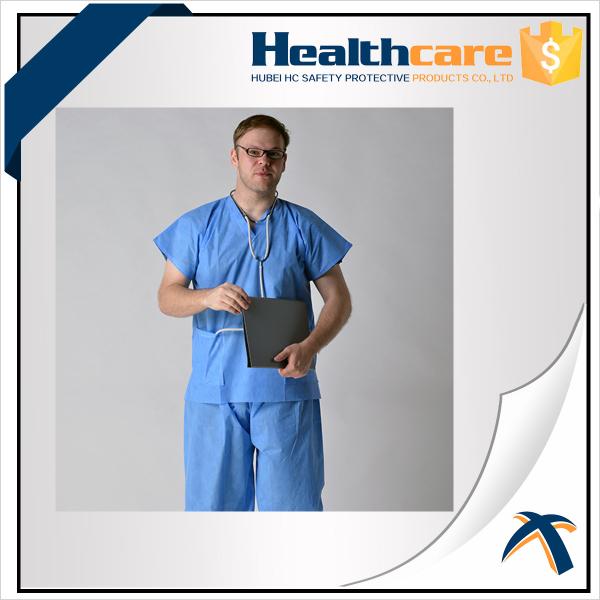 Buy cheap PP / SMS Non Woven Disposable Lab Jackets Fluid Resistant from wholesalers