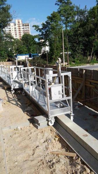 Buy cheap Aluminum / hot galvanized steel zlp electric winch suspended hanging scaffolding platform with CE ISO from wholesalers