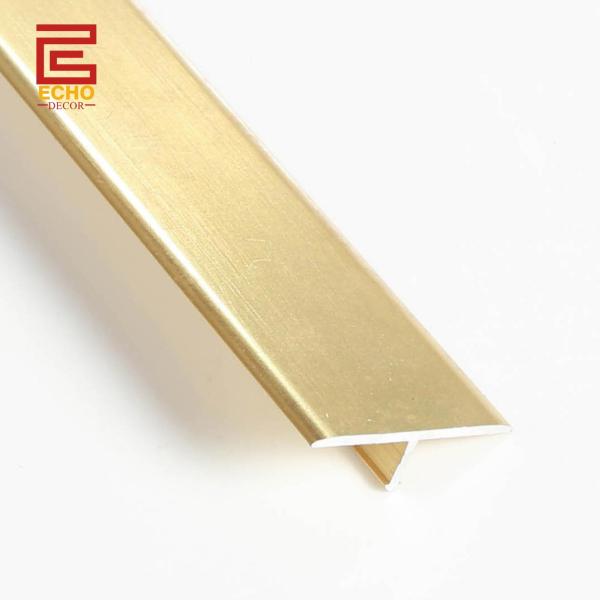 Buy cheap Aluminium Exterior Flooring T Molding Transition Strip Room Metal Floor Divider Strips from wholesalers