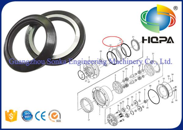 Buy cheap Travel Reduction Gear Box Floating Oil Seal ES100-178-B With NBR VMQ Materials from wholesalers
