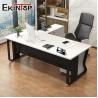 Buy cheap White Home Office Desk Modern Style Wooden Material Bespoke Desk from wholesalers
