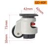 Buy cheap 50kg-1500kg Plate Leveling Casters Heavy Duty EDL Casters GD Series GDF from wholesalers