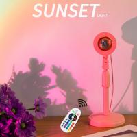 Buy cheap USB Charging 180 Degree Rotation Sunset Rainbow Lamp product