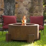 Buy cheap Outdoor Heater Multi-function Round Metal Fire Pit Corten Steel Fire Table from wholesalers