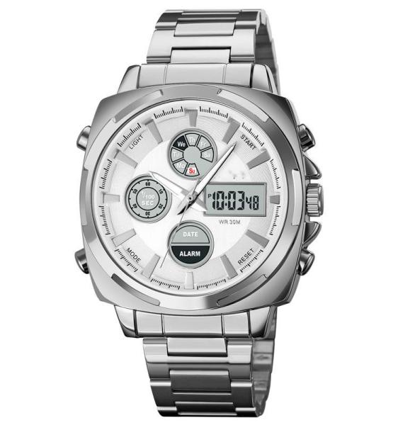 fashion stainless steel reloj hombre lujo digital analog watches for men digital