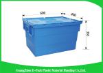 Buy cheap Industrial Storage Plastic Attached Lid Containers For Transportation And from wholesalers