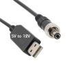 Buy cheap USB 5v to 12V DC screw mount connector cable from wholesalers