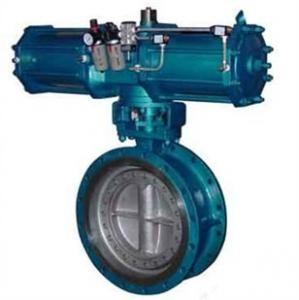 Buy cheap Pneumatic Metal Seat Butterfly Valves DN300 PN10 For Industrial Waste Water,WCB,CAST STEEL from wholesalers