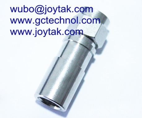 Buy cheap F Conn Compression Connector All Brass for RG59 Coax Cable connector to Brazil market from wholesalers