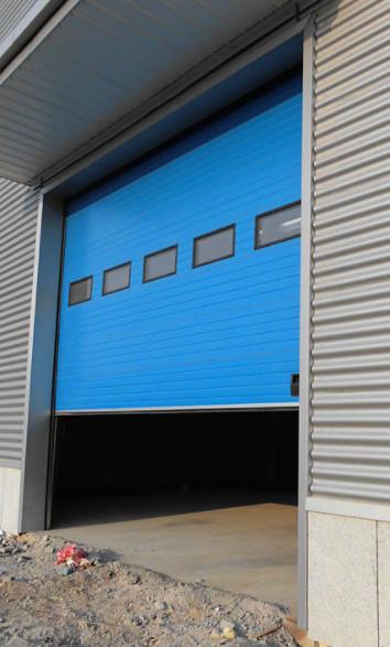 Buy cheap Overhead Sandwitch Insulated Sectional Doors Automatic Vertical Lifting Roll Up Commercial from wholesalers