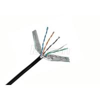 Buy cheap 4 Pairs Stranded Data FTP Cat6 Outdoor Cable , 0.57mm Solid Copper Ethernet product