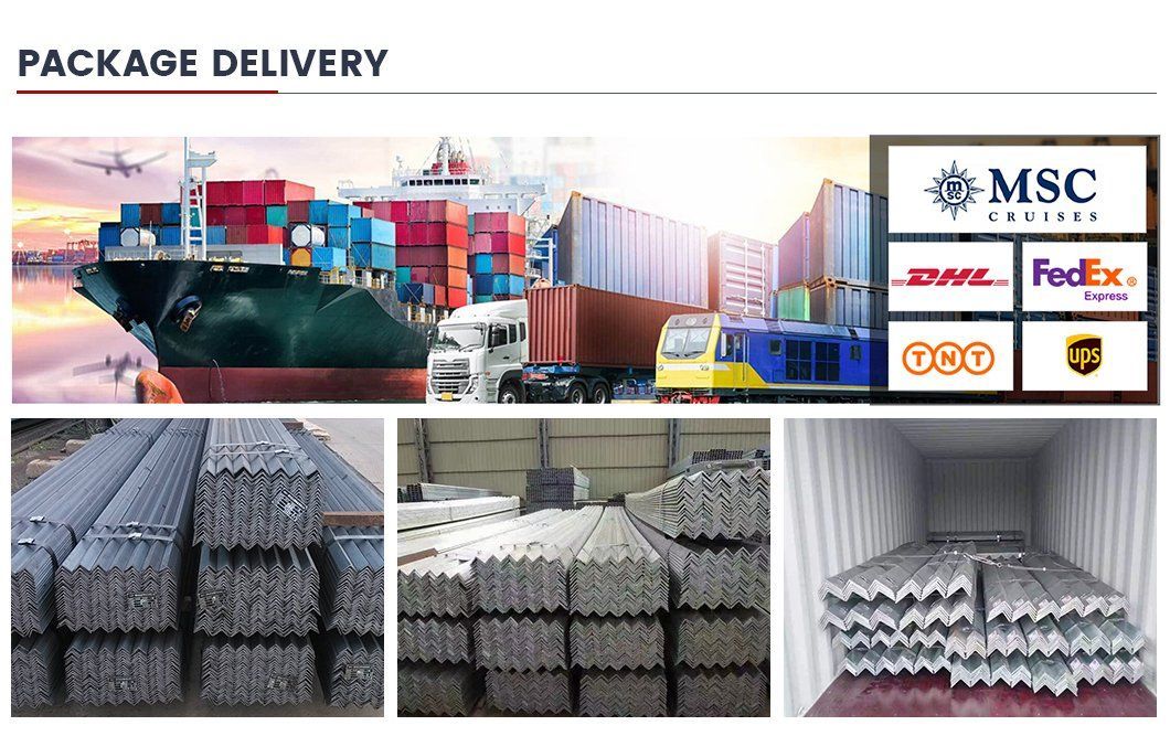 BS S355jr A36m S29m Various Specifications Angle Steel Customized Factory Low Price