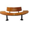 Buy cheap Customized ISO14001 Approved Street Half Round Tree Bench from wholesalers