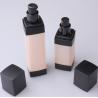 Buy cheap Square Serum Lotions Pink PMMA Skincare Bottle 30ml Airless Pump Bottle Cosmetic Containers from wholesalers