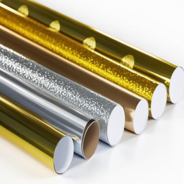 Buy cheap Label Printing 71GSM Metallized Paper Vacuum Gold Paper Roll from wholesalers