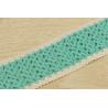 Buy cheap Voluminous Decorative Cloth Tape , Ethnic Aqua Cotton Twill Tape Braid Webbing from wholesalers