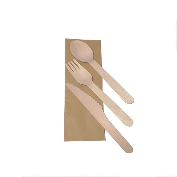 Buy cheap Biodegradable Wooden Disposable Cutlery Set Grade AB for Dining from wholesalers