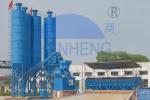 HZS75 High Mixing Efficiency Electric Power Concrete Batching Plant