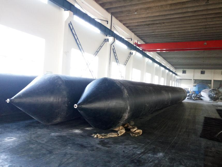 Heavy Duty Ship Launching Airbags 2.0*16M 10 Layers No Air Leakage