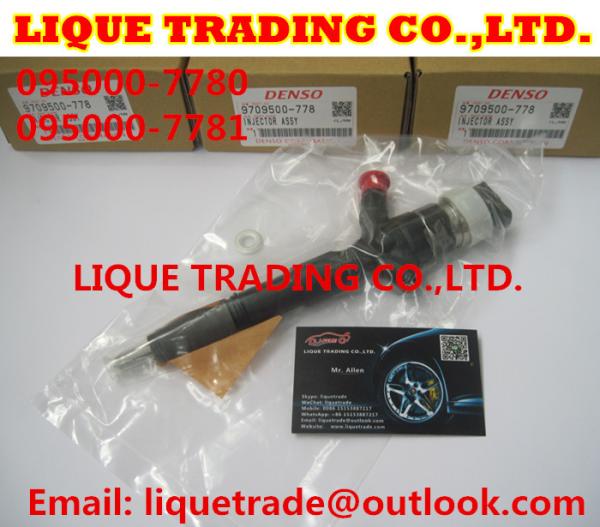 Buy cheap DENSO Original Common Rail Injector 095000-7780 / 095000-7781 / 9709500-778 for TOYOTA 23670-30280 23670-39185/39315 from wholesalers
