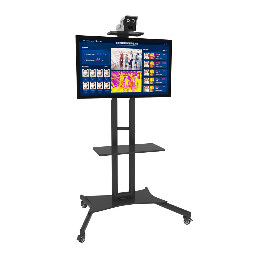 Buy cheap LCD Face Recognition Thermometer Terminal Touchless Temperature Screening Kiosk from wholesalers