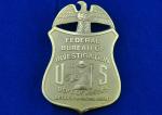 Buy cheap Brass Stamped Federal Bureau Investigation Badge, Clip Souvenir Badges with Die Cast, Die Struck, Stamped from wholesalers