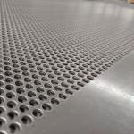 Anti Slip Round Square Metal Perforated Panel Customized Shape Height For