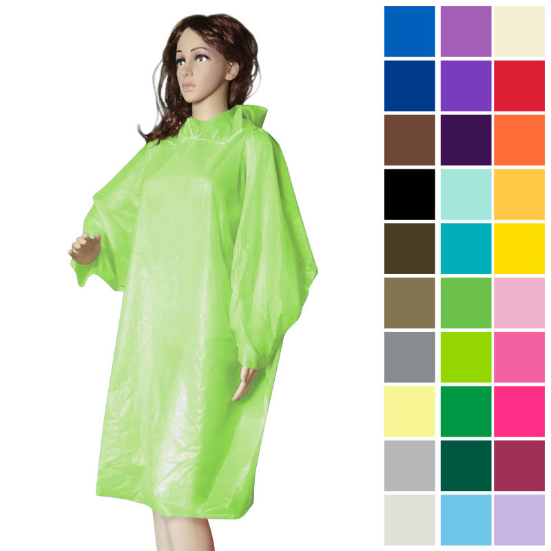 Breathable Rain Coat Hi Vis Heavy Duty PVC Rain Suit Reflective Blue