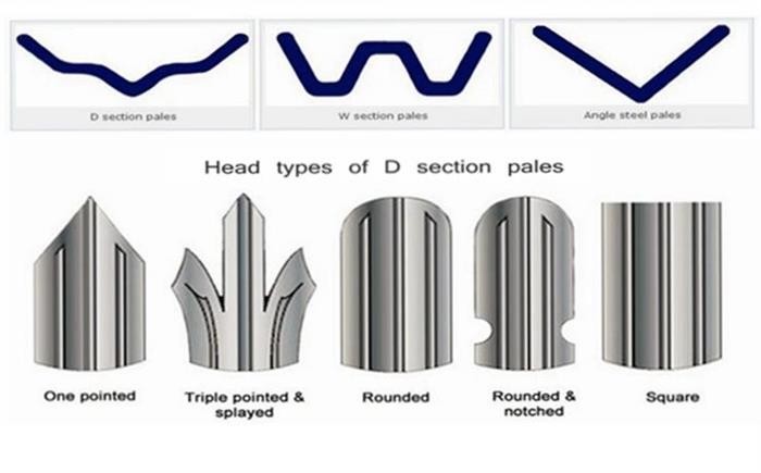 Hot Dipped Galvanised Palisade Fencing Q235 W D Pale Post Rail Steel
