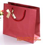 white craft paper rope handle paper shopping bags wholesale, high quality retail