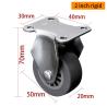 Buy cheap Grey Miniature Caster Wheels 2 Caster Wheels With Brakes 262P-73 from wholesalers