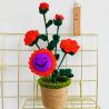 Buy cheap New Creative Luxury Handmade Crochet Knitting Plants Flowers Handicraft Home Decorations Crochet Flower from wholesalers