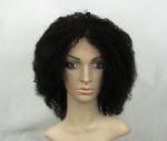 Buy cheap Long Natural Wave Real Human Hair Wigs Tangle Free / Kinky Curly Hair from wholesalers