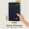 Buy cheap Executive A5 Size 2023 Daily Planner Black PU Cover 1 Page Per Day For 365 Days from wholesalers