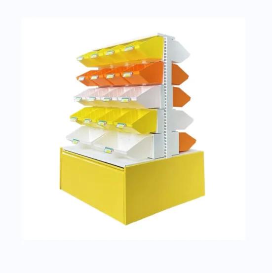 Customized Color Size supermarket convenience gondola snack shelf snack display