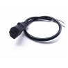 Buy cheap Best 3pin C13 black extension power cord without stopper 0.5m-10m copper power extension cable from wholesalers