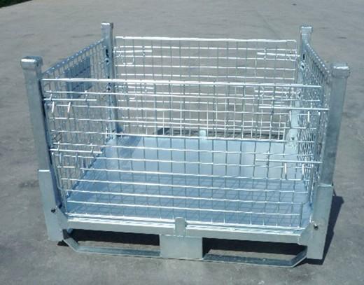 Buy cheap Warehouse Metal Foldable Pallet Box from wholesalers