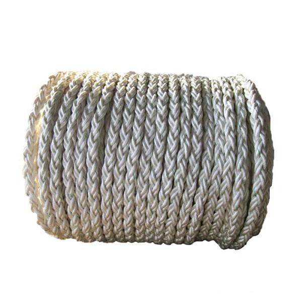 Buy cheap White Nylon Mooring Rope Hawser Cable Non Rotative Torque Construction from wholesalers