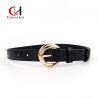 Buy cheap Standard Length Black Women'S Belt Fashion Business Style Gold Belt Buckle from wholesalers