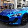Buy cheap Best Quality 3 Layers Glossy Blue Metallic Car Vinyl Wrap Bubble Free For Car Wrapping 1.52m*18m from wholesalers