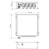 Buy cheap Digital xLR to fiber optic converter With Switchable 48V Phantom Power Supply from wholesalers