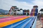 Theme Water Park / Swimming Pool Fiberglass Adult Water Slides 12 m Height