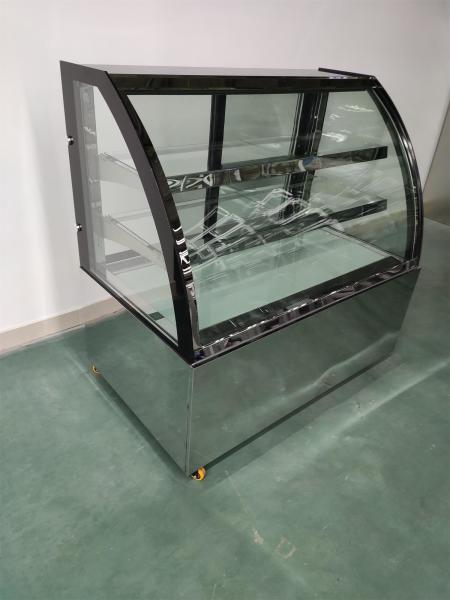 Buy cheap Pastry Store Display Showcase Freezer With Two Easy-Cleaning Glass Shelves from wholesalers