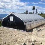 Single Plastic PE Film Tunnel Herb Greenhouse Blackout Curtain Systems