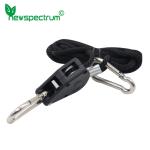 Black Adjustable Grow Light Metal Rope Ratchet Pulley For Greenhouse Indoor