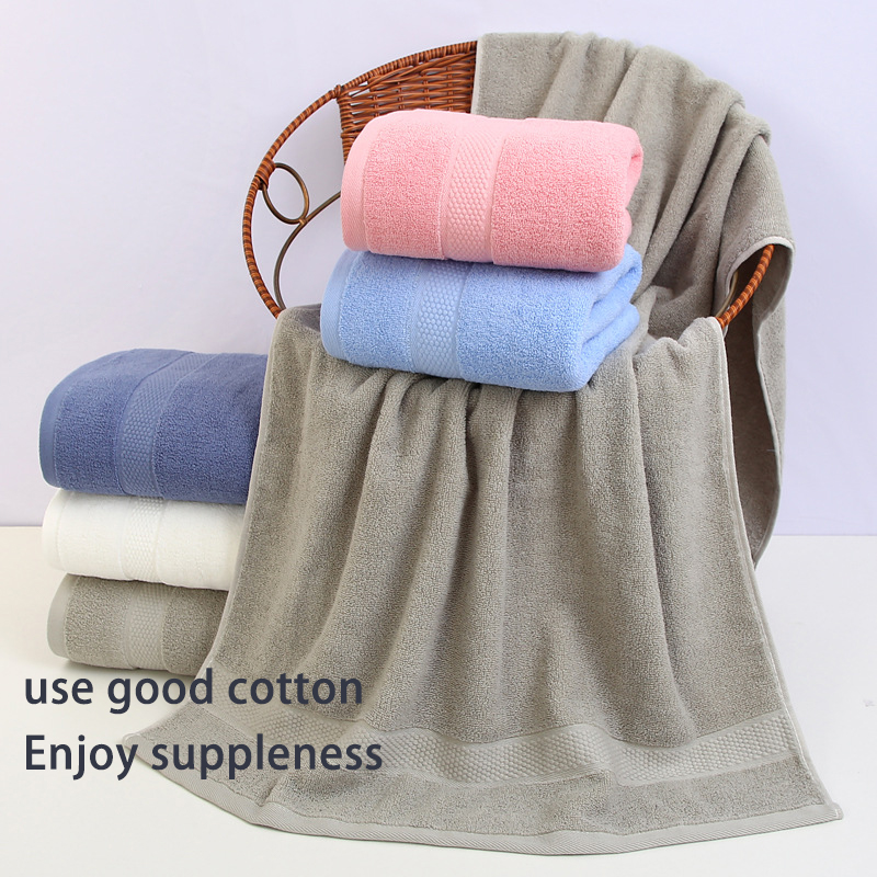 100% Cotton Custom Plain Household Towel 32 Strands Quick Drying Absorbent Washable Towel