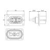 Buy cheap Right Angle Electric Car Charging Sockets 2 Pin Insulation Resistan from wholesalers