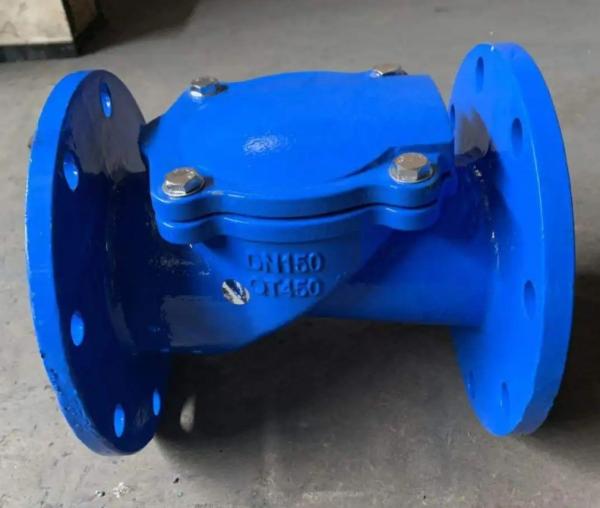 Buy cheap Cast Iron Flange Ductile EPDM Gasket Swing Non Return Iron Flex Check Valve for Water from wholesalers