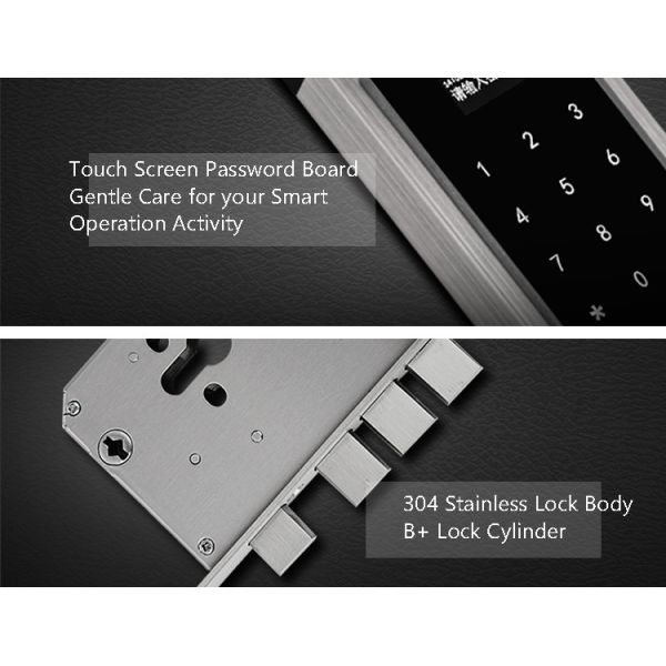 Multiple Keyless Hotel Door Locks , Password Electronic Keypad Door Lock